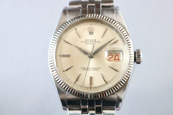 ref.6605 SS×WG Silver